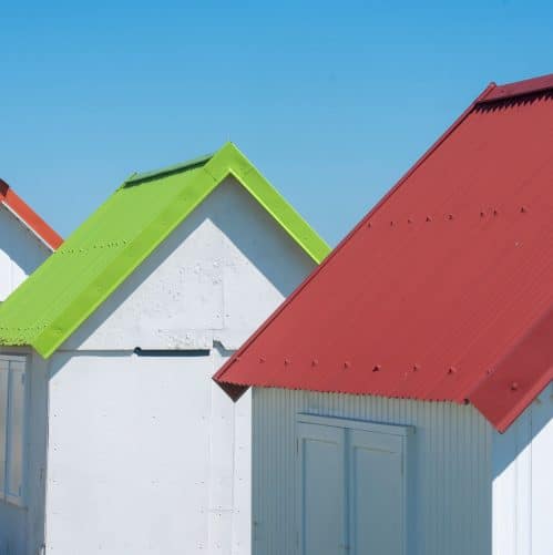Standing seam metal roof on a coastal Louisiana home